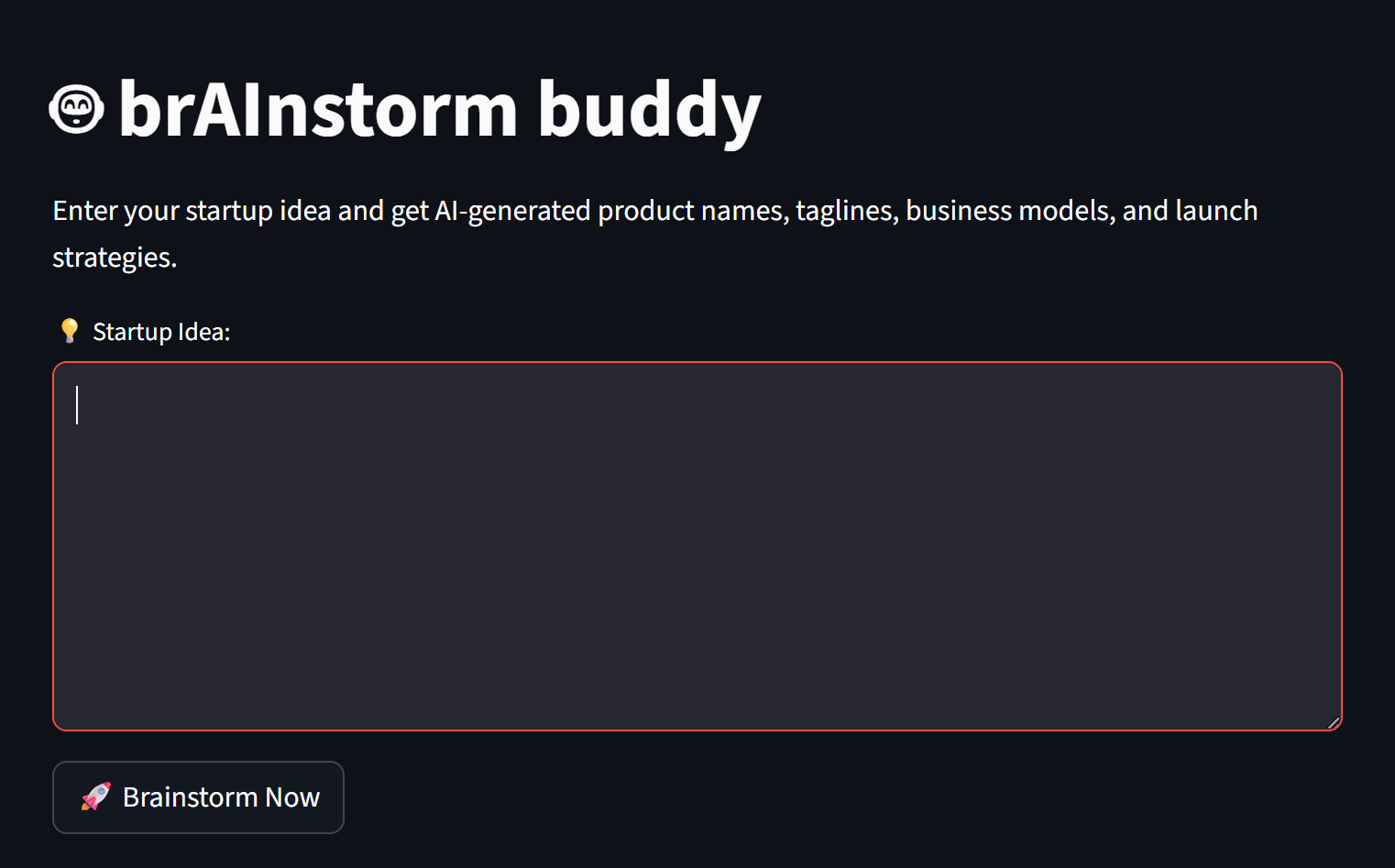 brAInstorm buddy